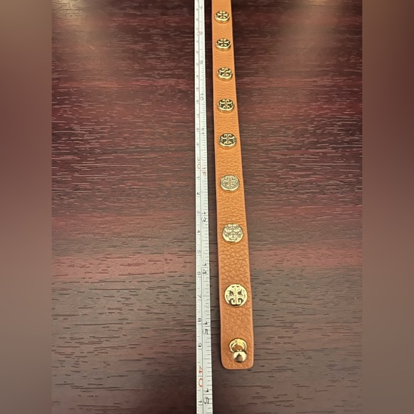 NWOT Tory Burch Brown Double Wrap Bracelet - Picture 5 of 8